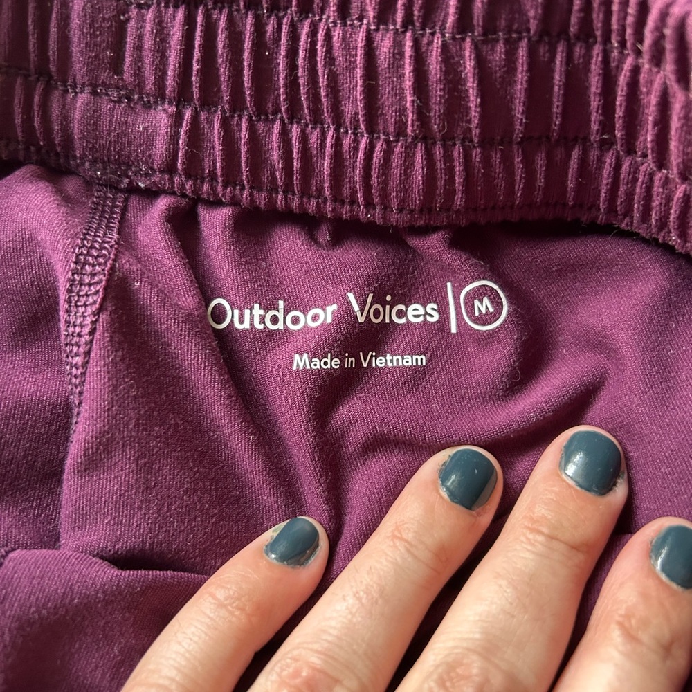 Outdoor Voices Purple Leggings